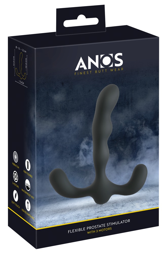 Prostatos masažuoklis Anos You2Toys, juodas
