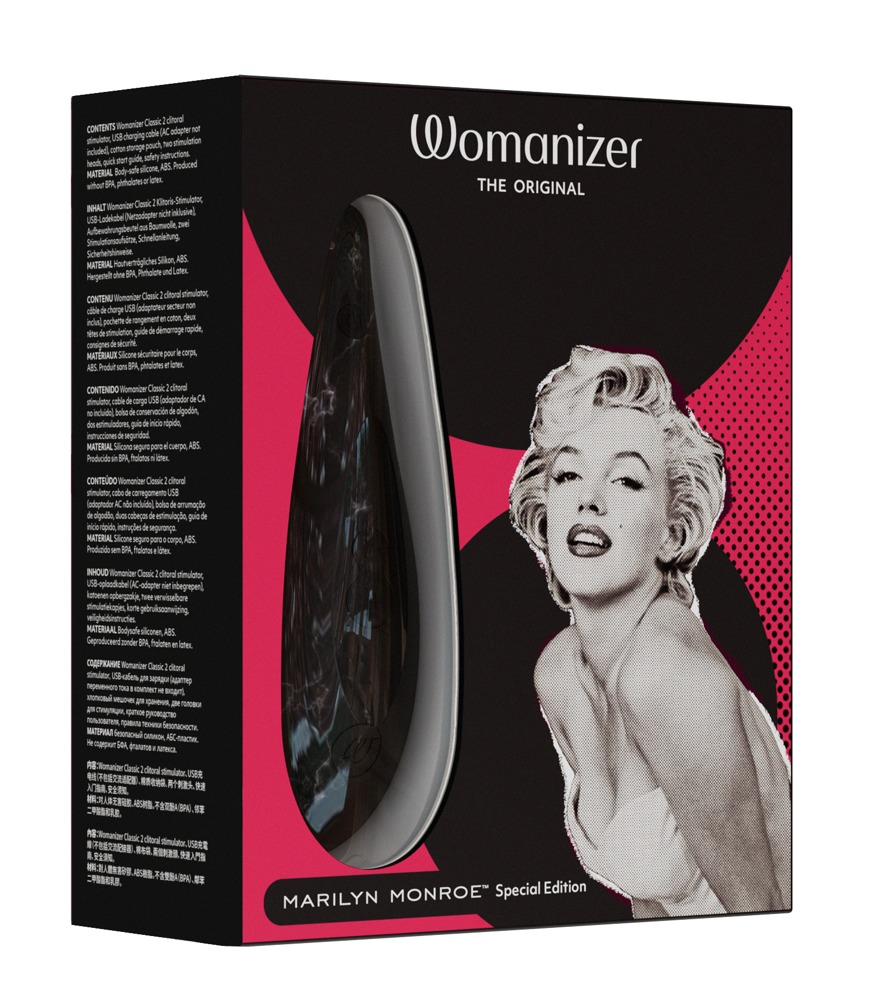 Womanizer Marilyn Monroe Black Klitorinis stimuliatorius