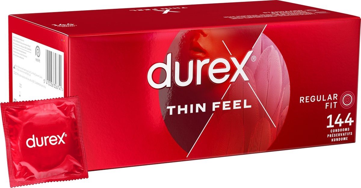 Prezervatyvai Durex Thin Feel - 144vnt