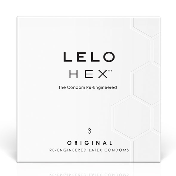 Prezervatyvai Lelo Hex Original, 3 vnt.