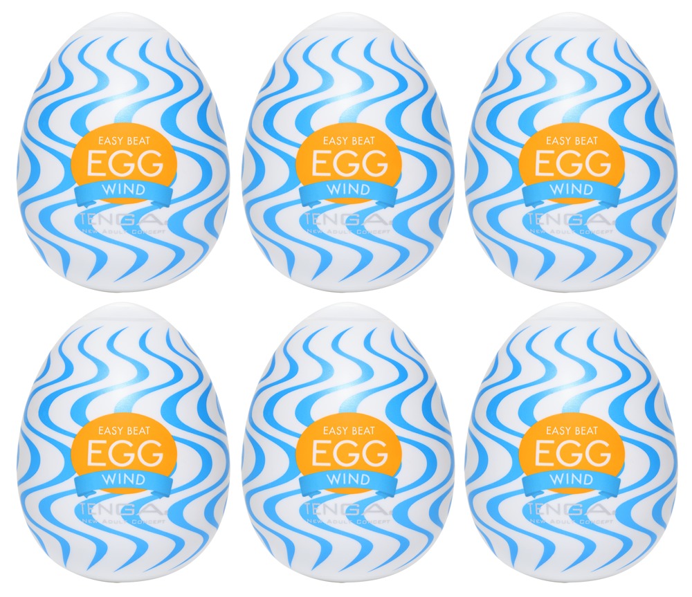 Tenga Egg Wonder Wind masturbatorių rinkinys 6 vnt.