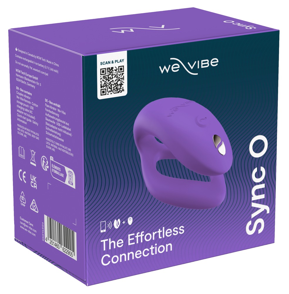 Vibratorius We-Vibe Sync O, violetinis