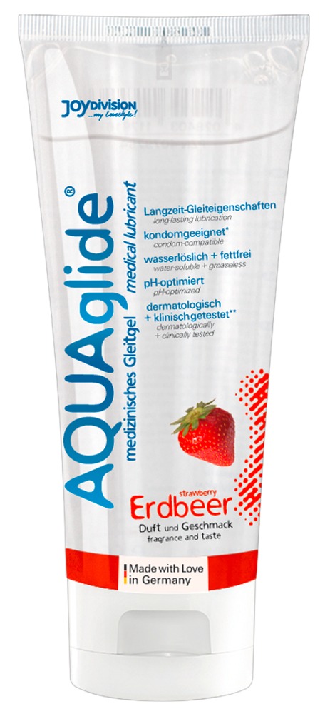 Lubrikantas Aquaglide Strawberry, 100 ml