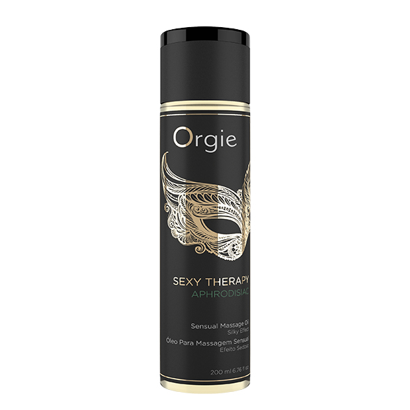 Orgie - seksuali terapija Sensualus masažas aliejus vaisių gėlių afrodiziakas 200 ml