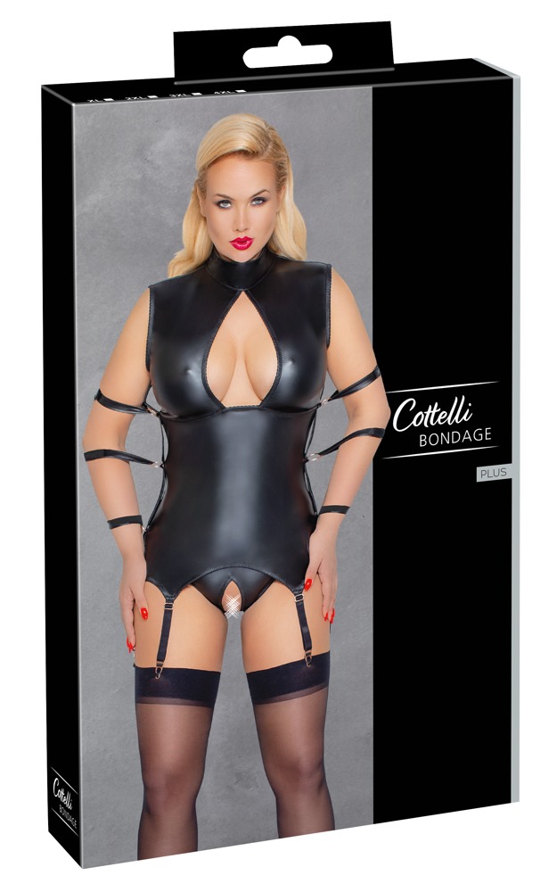 Seksualus korsetas Basque bondage 4xl, juodas