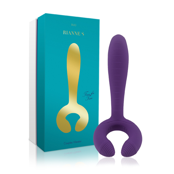 Rianne S Duo Rechargeable Silicone Couples Vibrator