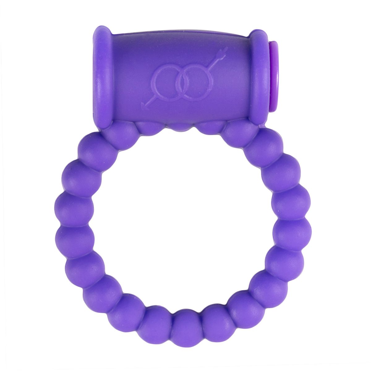 Cockring with Vibrator - Purple