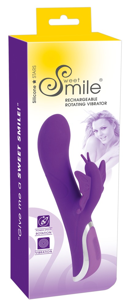 Smile Rotating Rabbit Rechargeable Vibrator