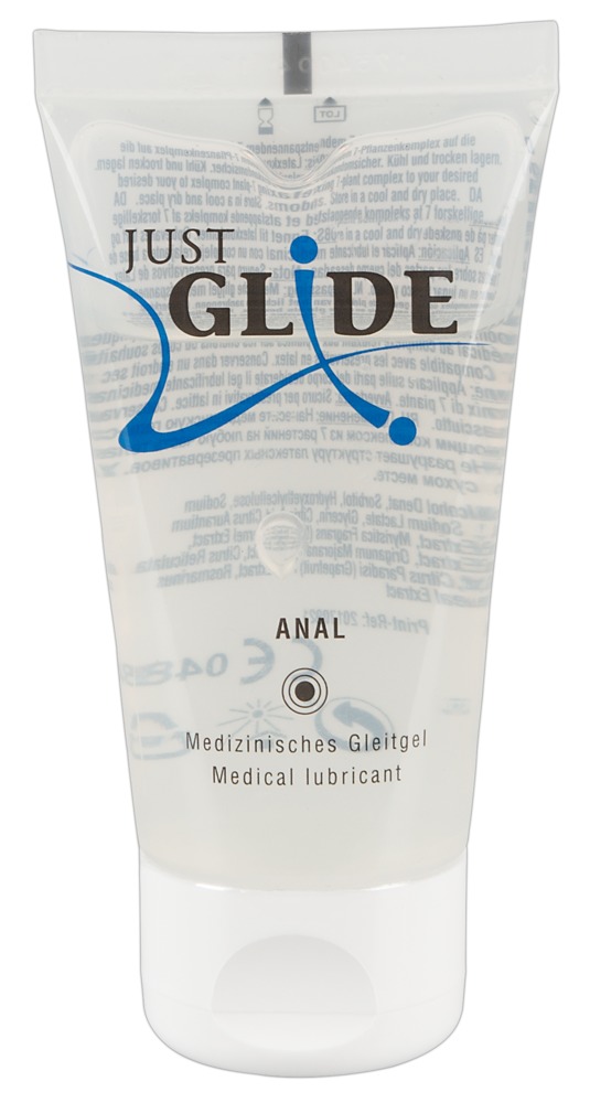 Vandens pagrindo gelis Just Glide Anal, 50 ml