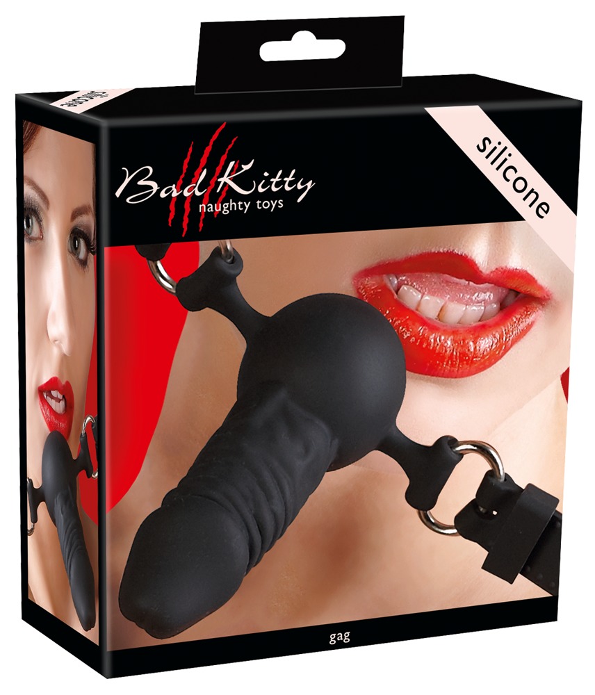 Burnos kaištis Bad Kitty Gag Ball Silicone