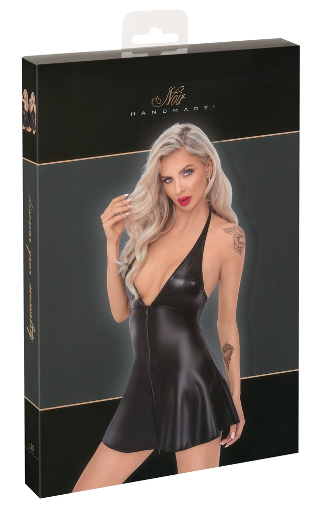 Noir juoda seksuali suknelė, S, S