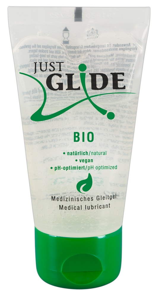 Vandens pagrindo lubrikantas Just Glide Bio, 50 ml