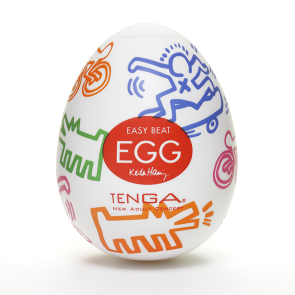 Tenga Keith Haring Egg Street masturbatorius