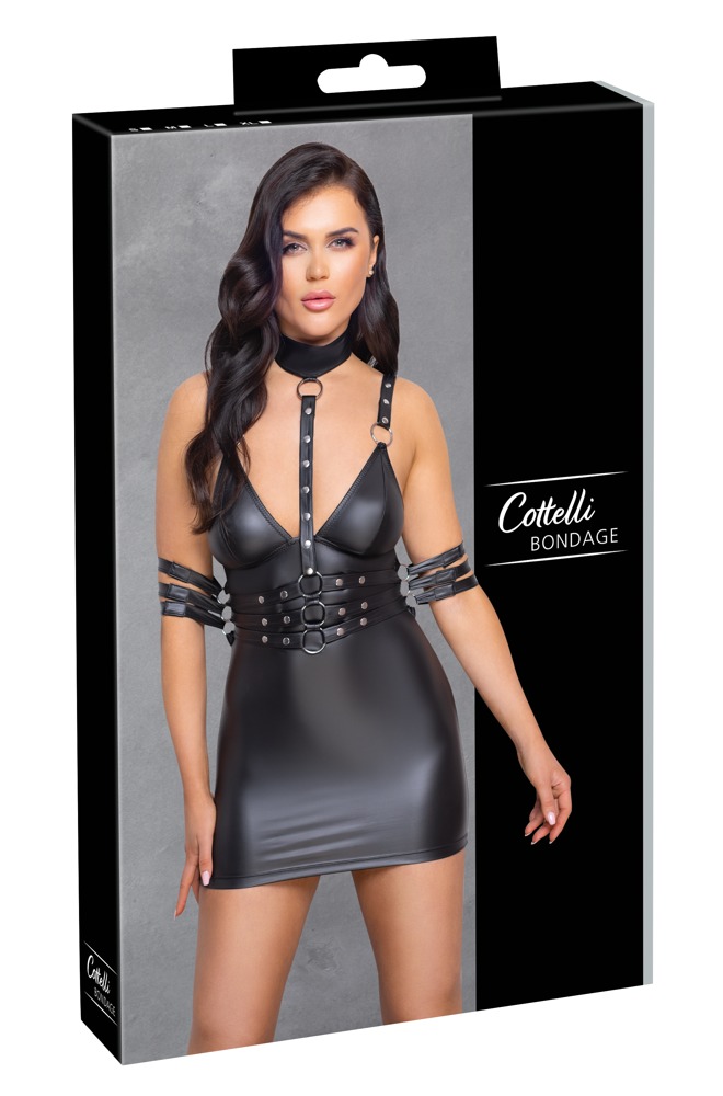 Cottelli Bondage seksuali suknelė, juoda, XL, XL