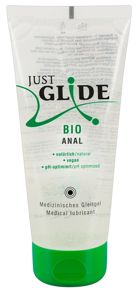 Ekologiškas lubrikantas Just Glide Bio Anal, 200 ml