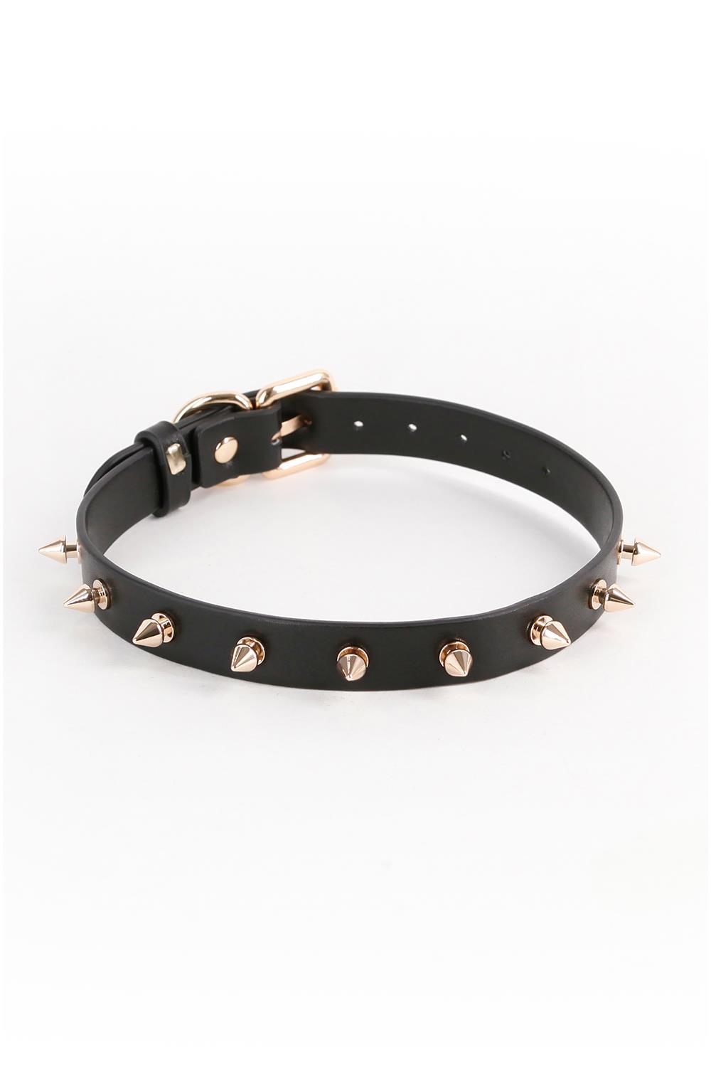 FETISH & FASHION MEDUSA COLLAR BLACK