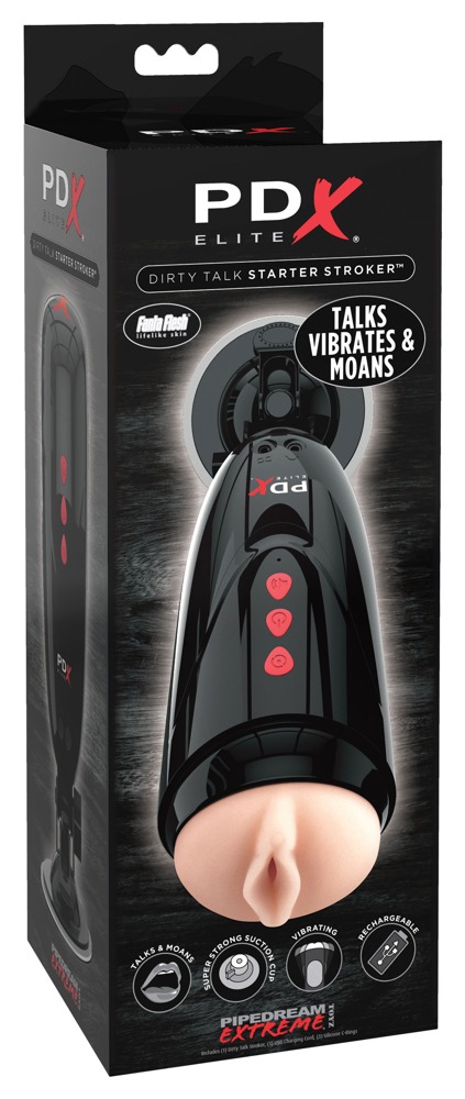 Dejuojantis masturbatorius Dirty Talk Starter Stroker