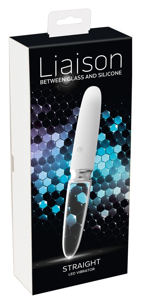 Vibratorius Liaison Straight LED Glass Vibrator 3