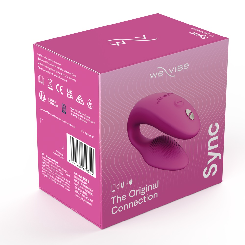 Vibratorius We-Vibe Sync 2, rožinis