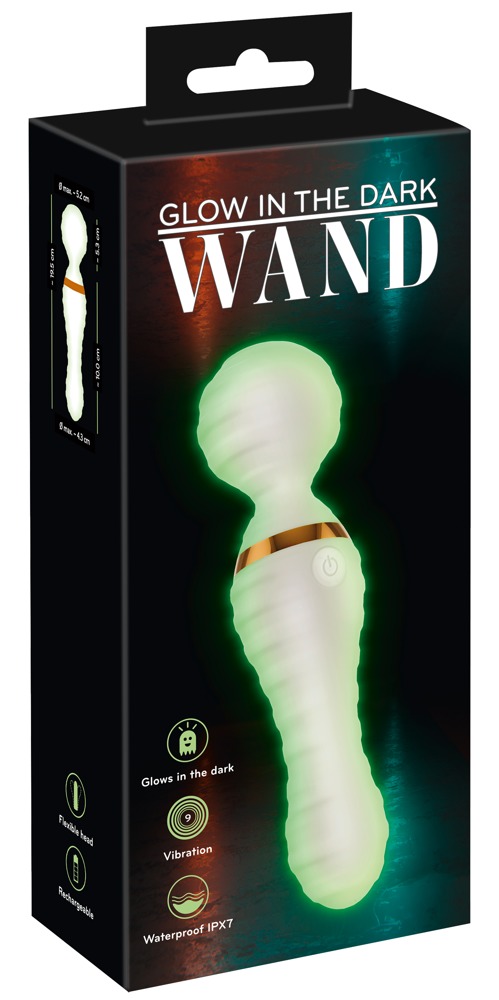 Vibratorius You2Toys GITD, žalias