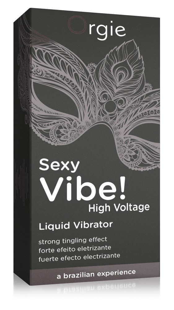 Liquid vibrator stimulating gel - Orgie Sexy vibe! high voltage 15 ml