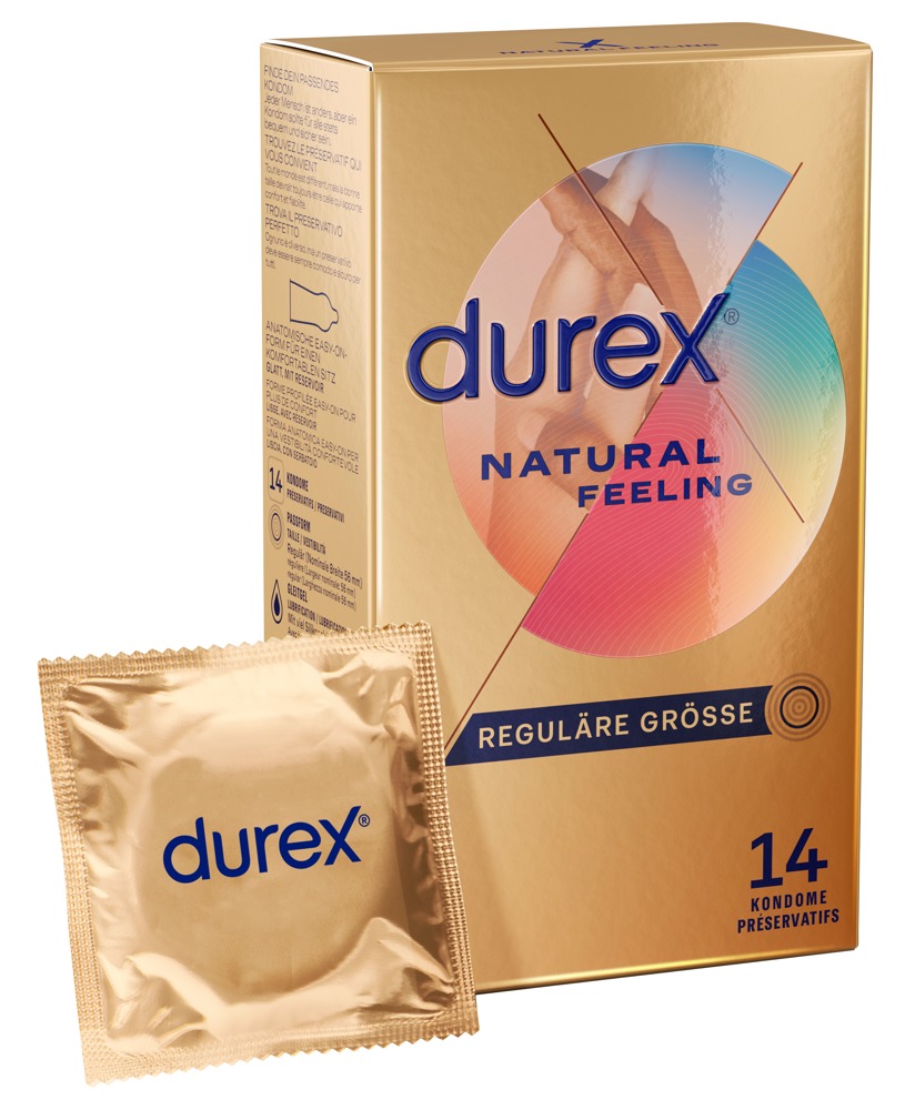 Prezervatyvai Durex Natural Feeling, 14 vnt.