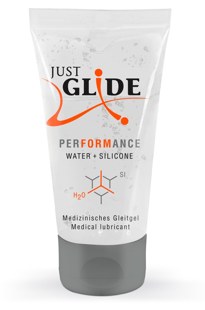Lubrikantas Just Glide Performance Water + Silicone, 50ml