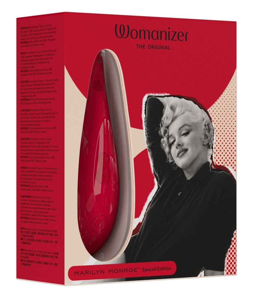 Womanizer Marilyn Monroe Red Klitorinis stimuliatorius