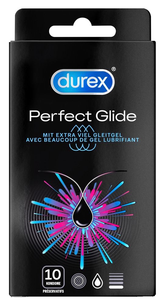 Prezervatyvai Durex Perfect Glide, 10 vnt.