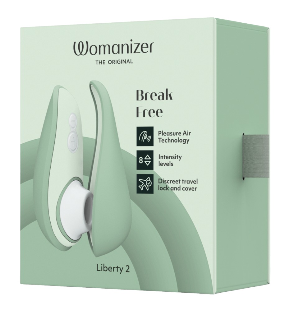 Vibratorius Womanizer air pulsator Liberty 2, žalias