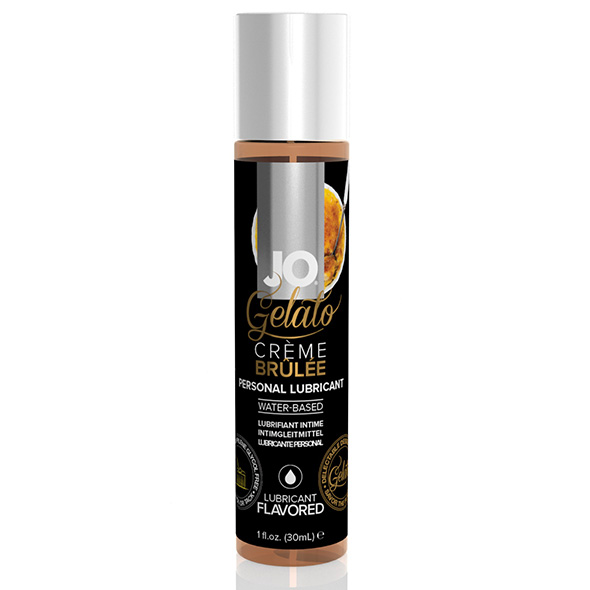 Vandens pagrindo lubrikantas System Jo Gelato Creme Brulee, 30 ml