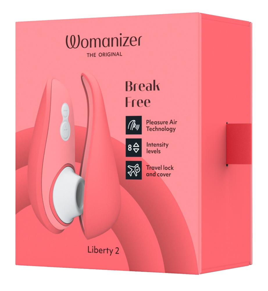 Vibratorius Womanizer air pulsator Liberty 2, rožinis