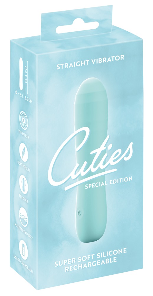 Mini vibratorius Cuties Softies, mėlynas