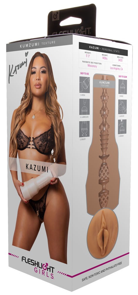 Masturbatorius Fleshlight Girls Kazumi, smėlio spalvos