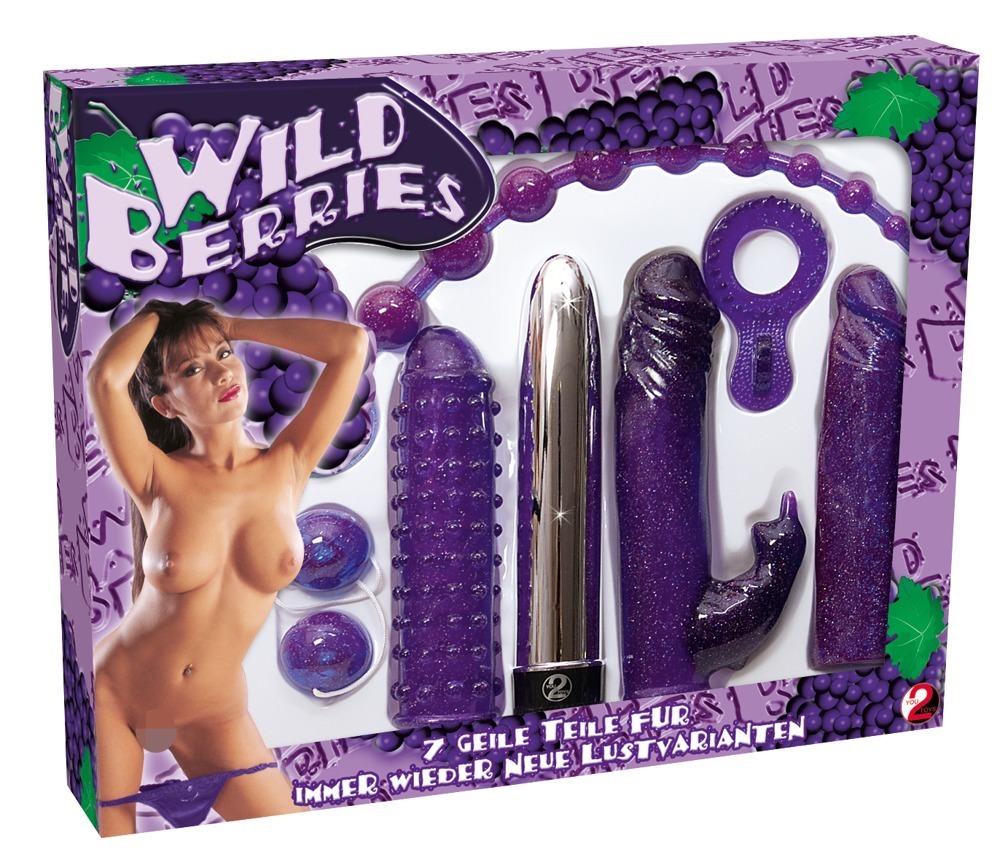 Sekso prekių rinkinys You2Toys Wild Berries, 7vnt., violetinis