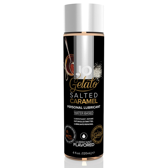 Vandens pagrindo lubrikantas System Jo Gelato Salted Caramel, 120 ml