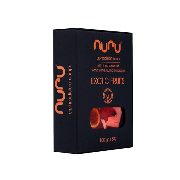 Muilas su afrodiziakais nuru exotic fruits (100 g)