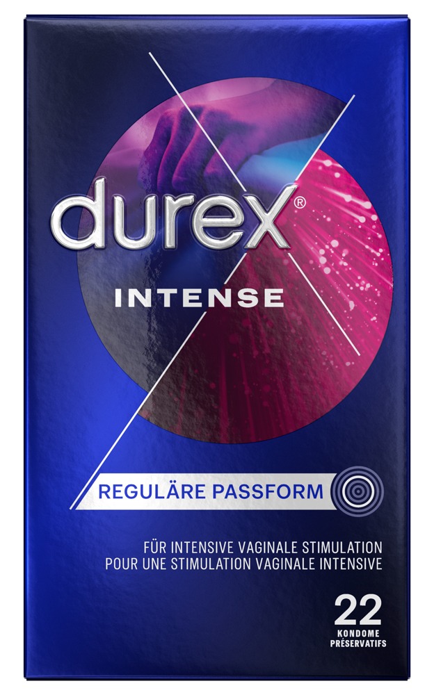 Prezervatyvai Durex Intensyvus orgazmas, 22 vnt.