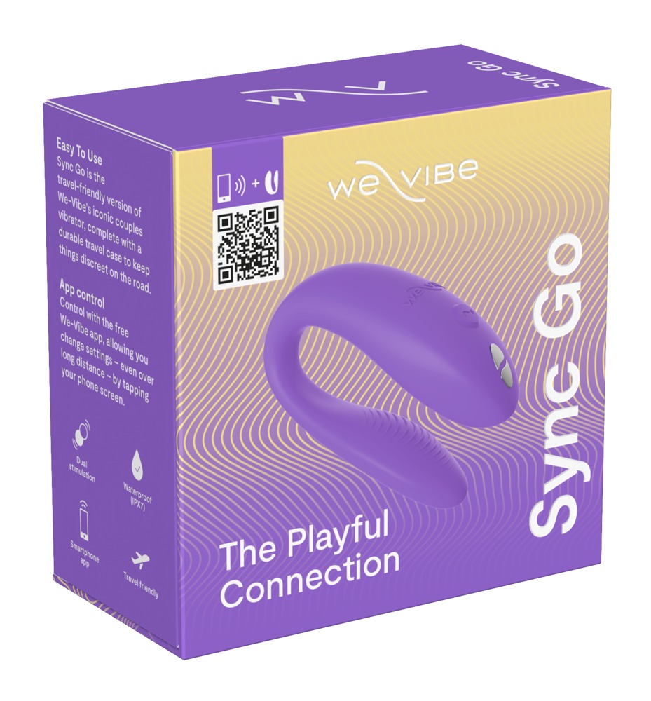 Vibratorius poroms We-Vibe Sync Go, violetinis