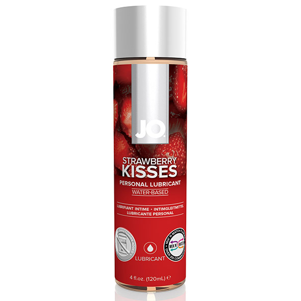 Vandens pagrindo lubrikantas System Jo H2O Strawberry Kisses, 120 ml
