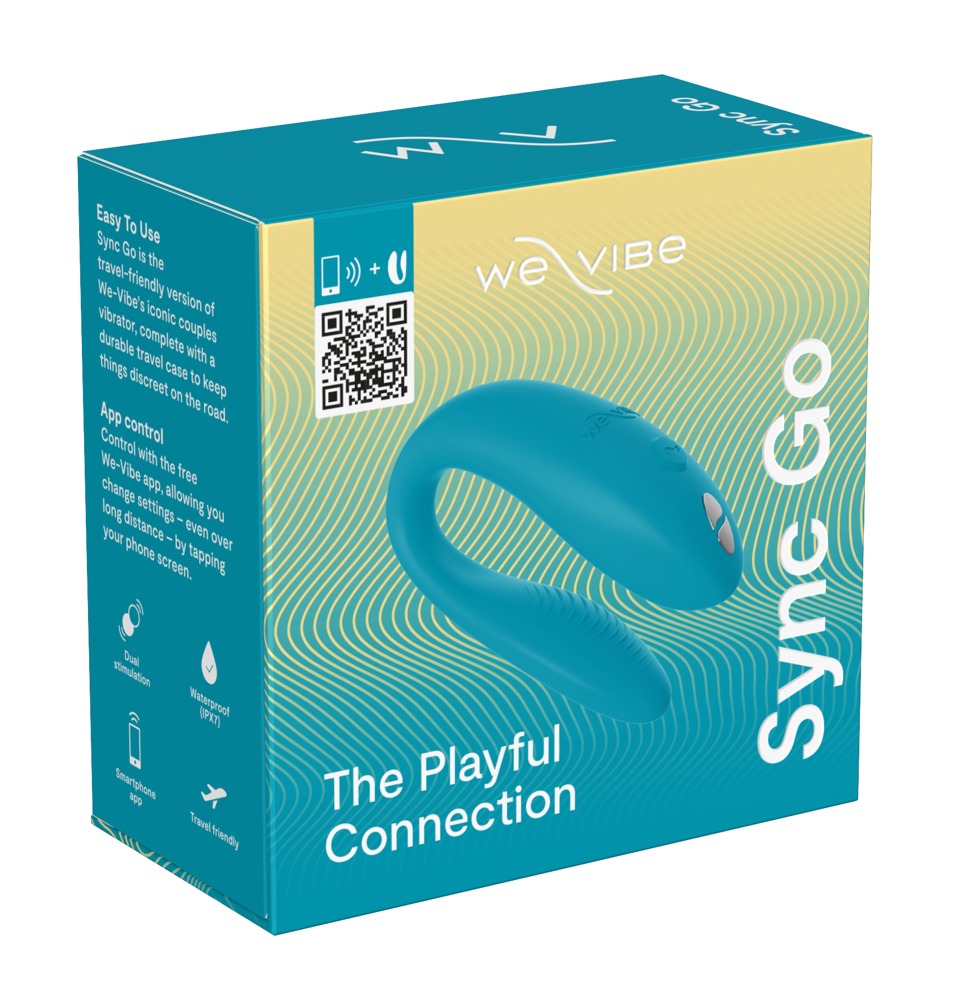 Vibratorius poroms We-Vibe Sync Go, mėlynas