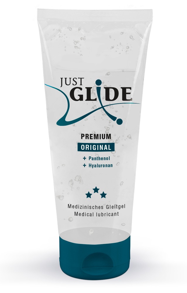 Vandens pagrindo lubrikantas Just Glide Premium, 200 ml