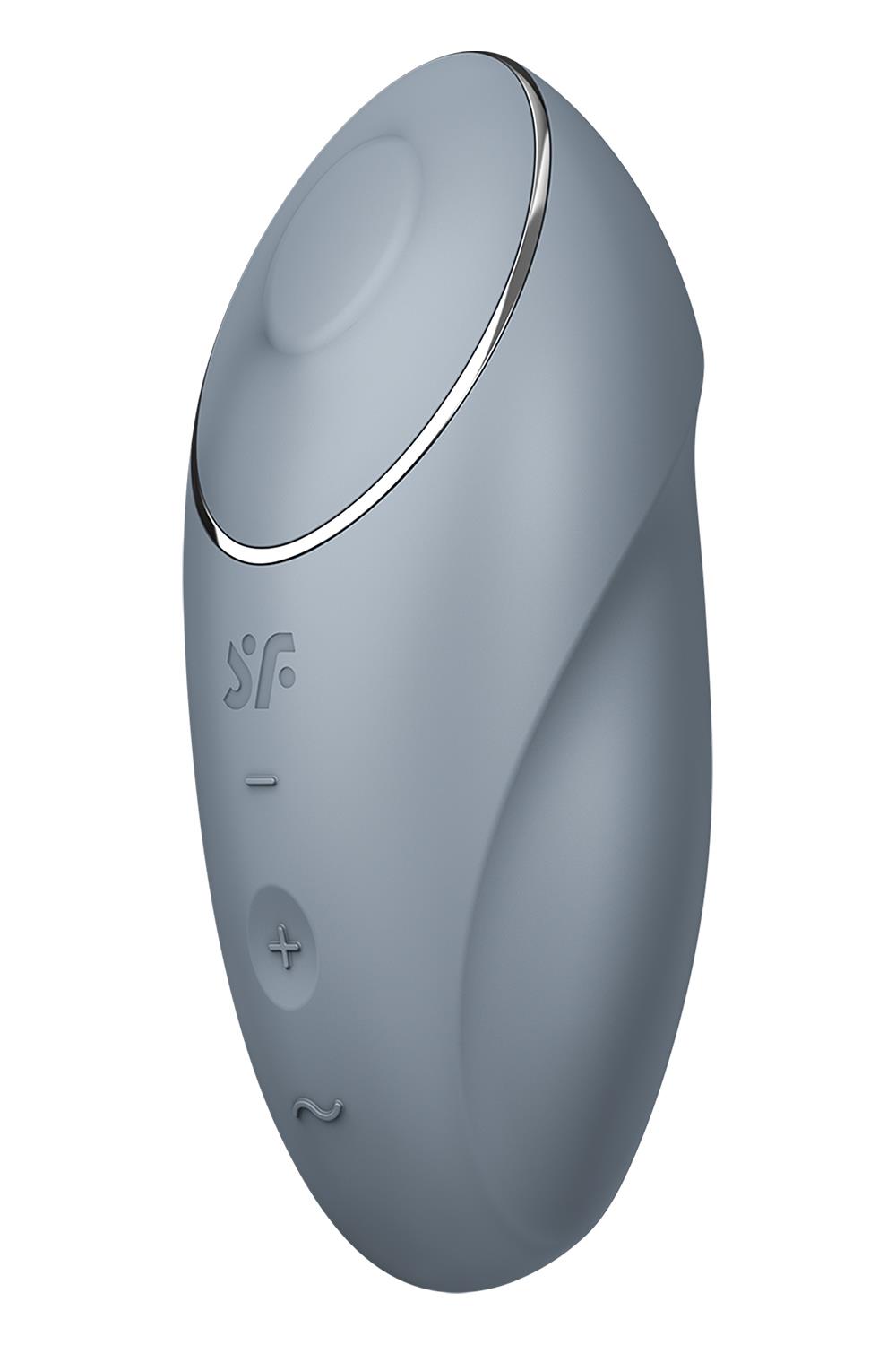 Vibratorius Satisfyer Tap & Climax 1, mėlynas/pilkas