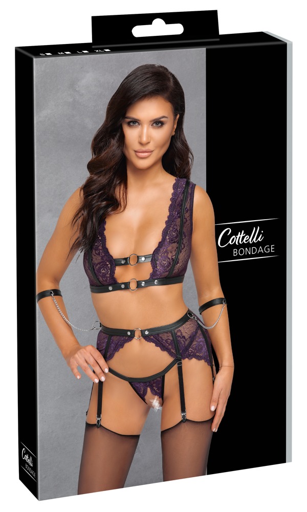 Apatinių komplektas Cottelli, violetinis, S, S