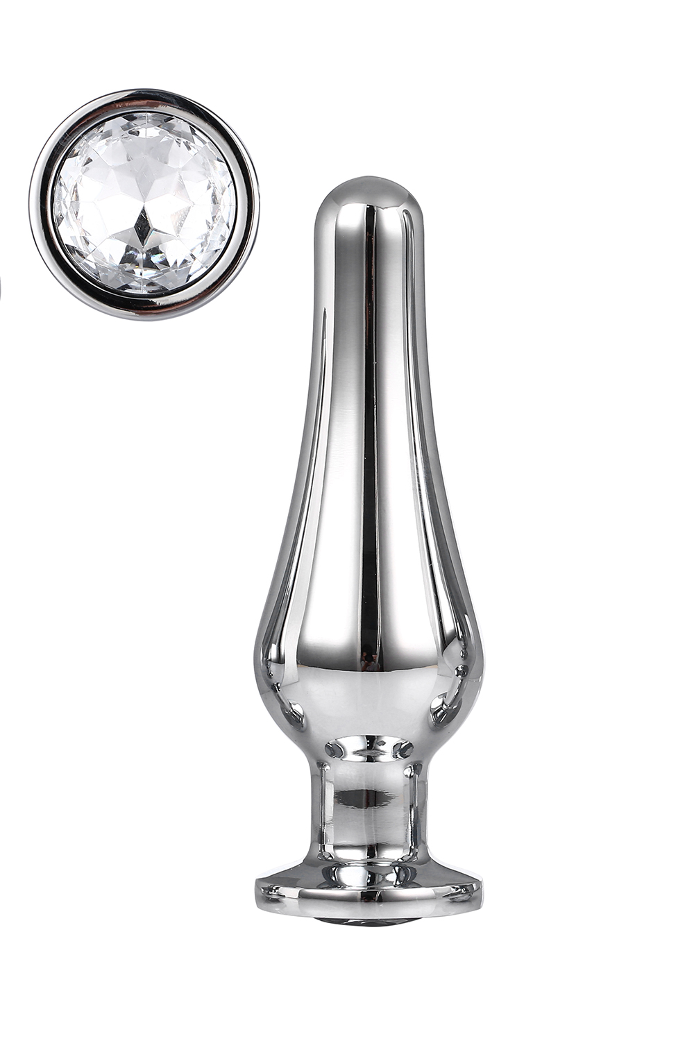 Gleaming love silver pleasure plug m