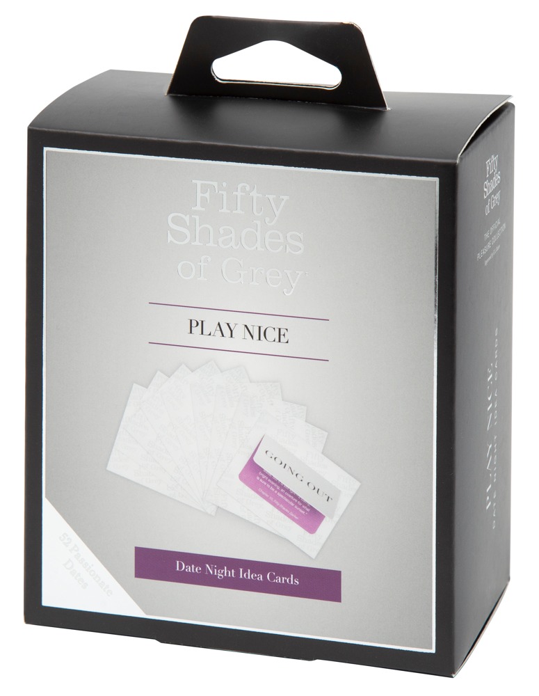 Fifty Shades of Grey kortos Play Nice Date Night Idea Cards