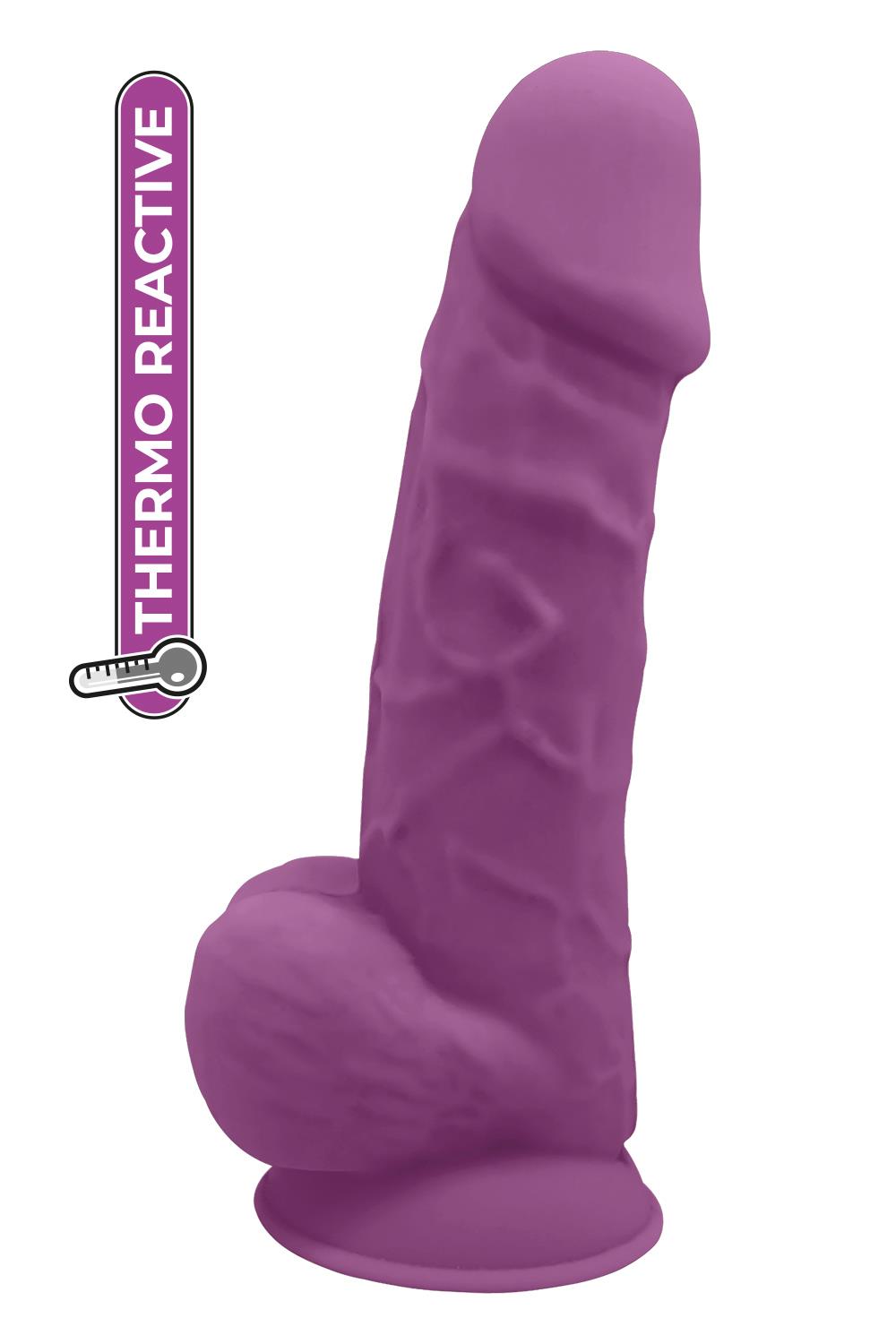 Varpos imitatorius Real Love Dildo, violetinis