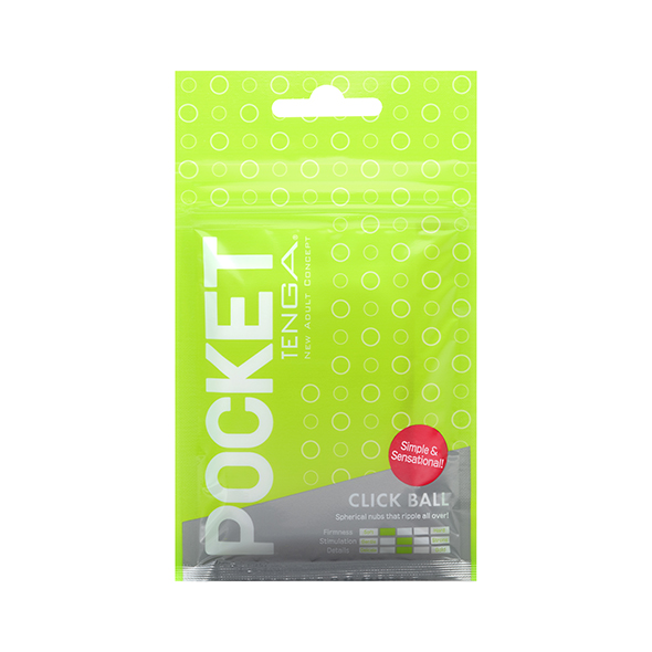 Tenga Pocket Stroker click ball masturbatorius