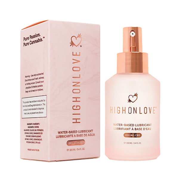 Highonlove - water based lubricant 200mg cbd