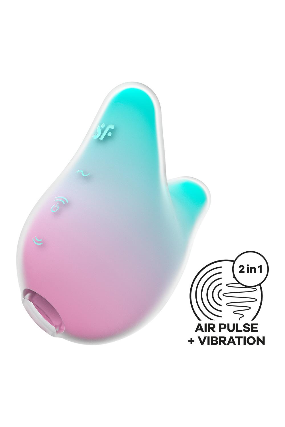 SATISFYER MERMAID VIBES MINT/PINK